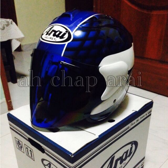 Arai Sz ram4 Taira blue, Cars on Carousell
