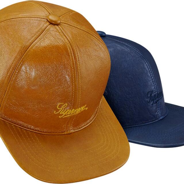 supreme leather hat