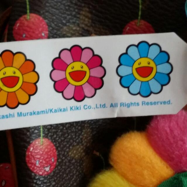 FINAL SALE brand new Takashi Murakami Flower Bag Charm Great For