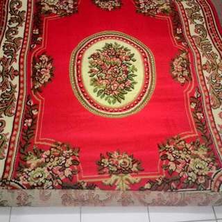 Karpet Flower - Red Uk. 145 Cm