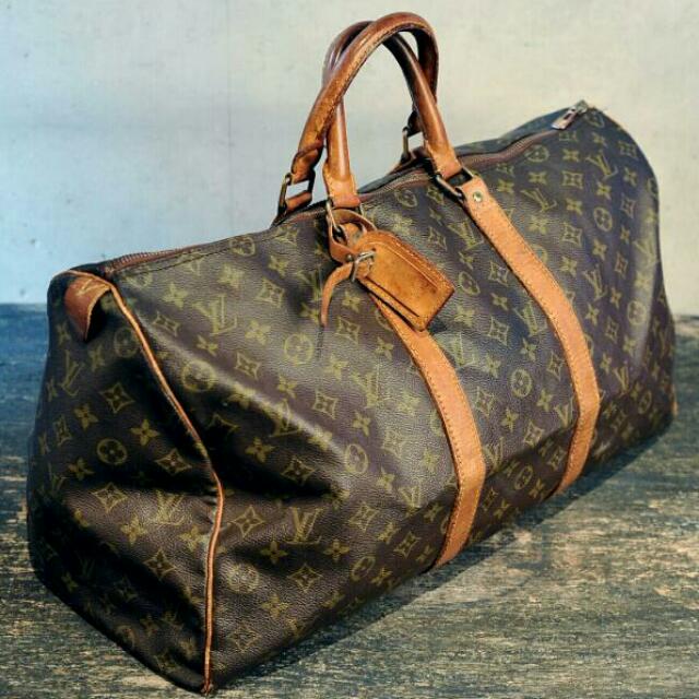 Louis Vuitton Vintage 1983 Monogram Keepall 45 Duffle Bag