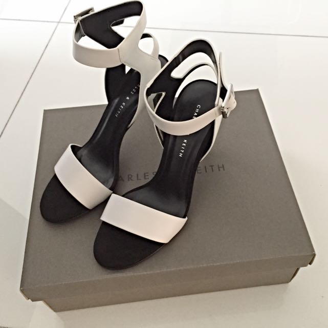 charles and keith open toe heels