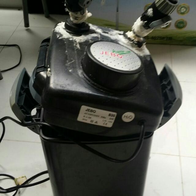 No Leak Full Working Jebao External Canister Filter Pet Supplies Homes Other Pet Accessories on Carousell
