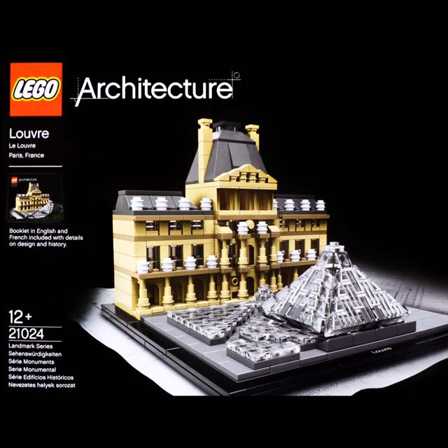 Lego architecture louvre clearance