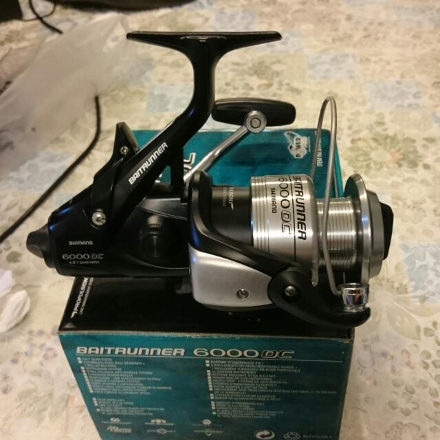 Fishing Reel For Sale - Shimano Baitrunner 6000 OC, Sports Equipment,  Fishing on Carousell
