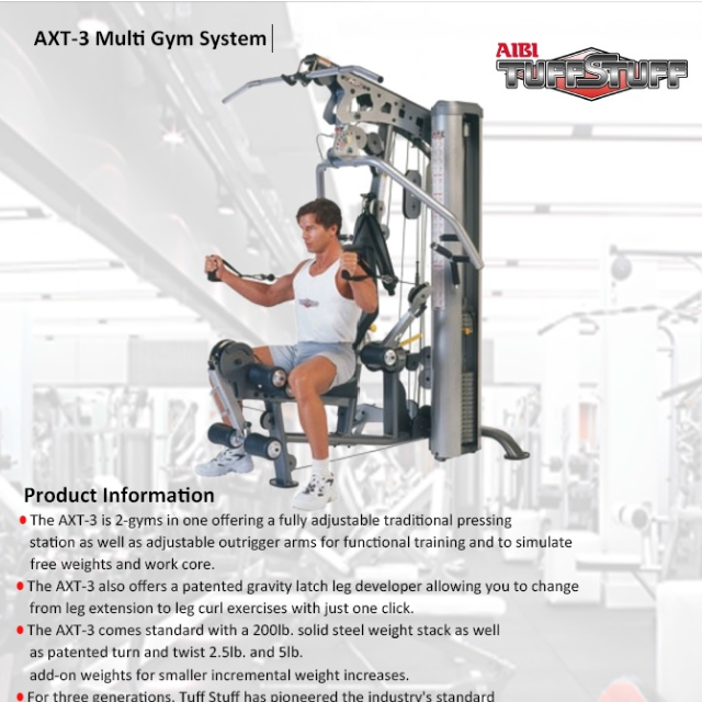 AIBI AXT 3 Multi Gym System Sports Equipment Exercise Fitness Cardio Fitness Machines on Carousell
