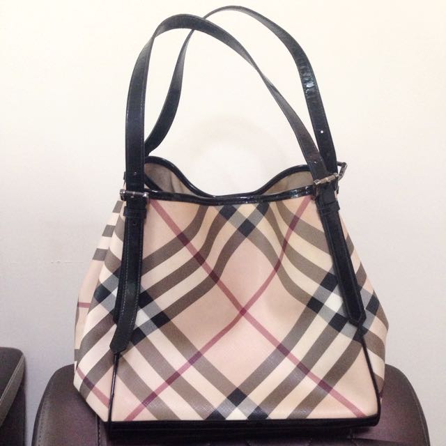 Authentic Burberry Bag (with stains), Women's Fashion, Bags & Wallets, Tote  Bags on Carousell