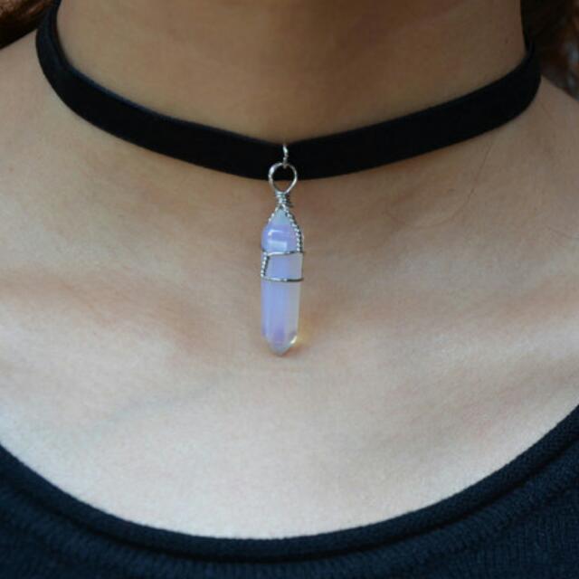 plain velvet choker