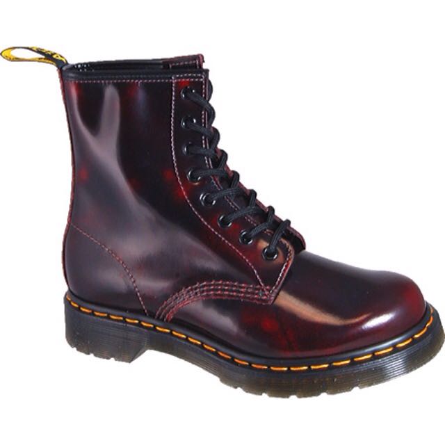 Cherry red arcadia shop dr martens shoes
