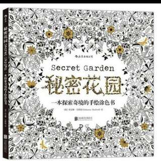 秘密花園~一本探索奇境的手繪塗色書(送12隻)揪團價