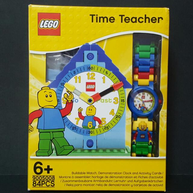 Reserved BNIB LEGO Boys 9005008 Time Teacher Set with Plastic Watch Constructible Clock and Activity Cards Hobbies Toys Toys Games on Carousell