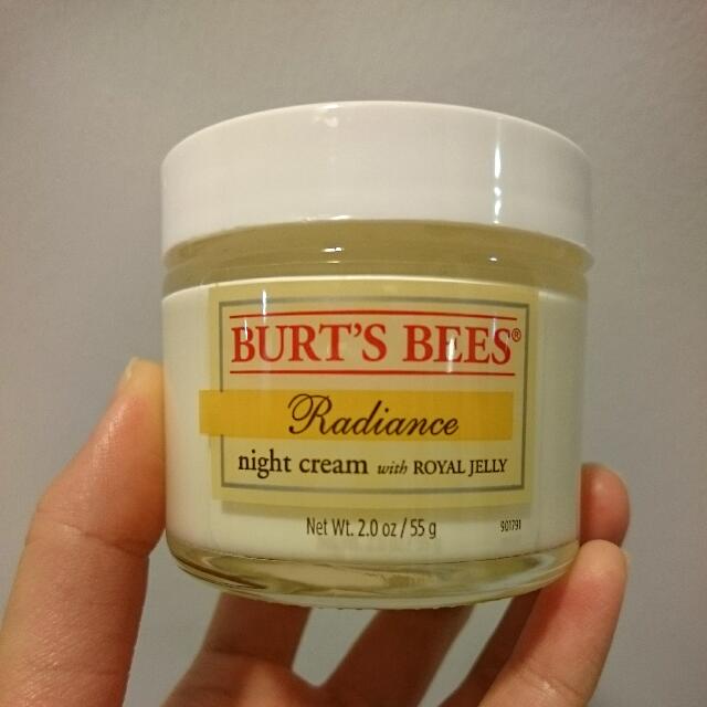 burt's bees radiance night cream