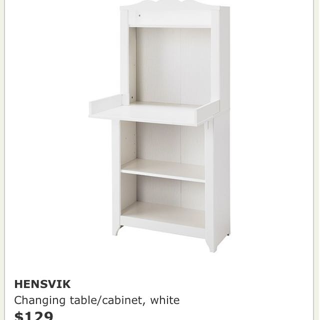 ikea hensvik changing table