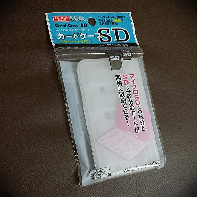 Bn Daiso Sd Card Case, Mobile Phones & Gadgets, Mobile & Gadget  Accessories, Memory & Sd Cards On Carousell