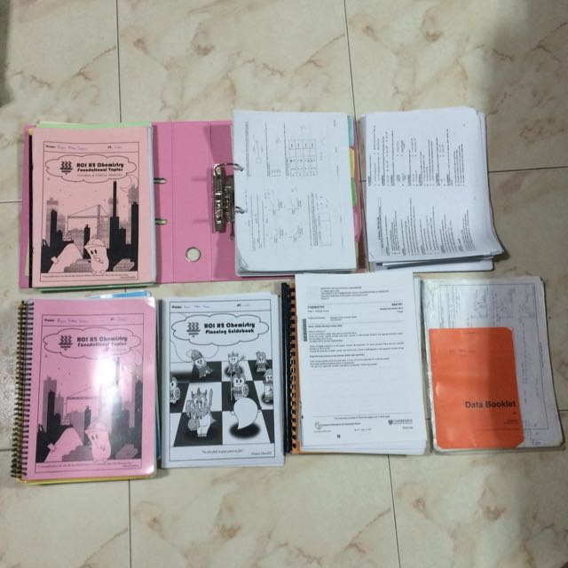 Hwa Chong Institution/Junior College (HCJC) Chemistry Notes, Everything
