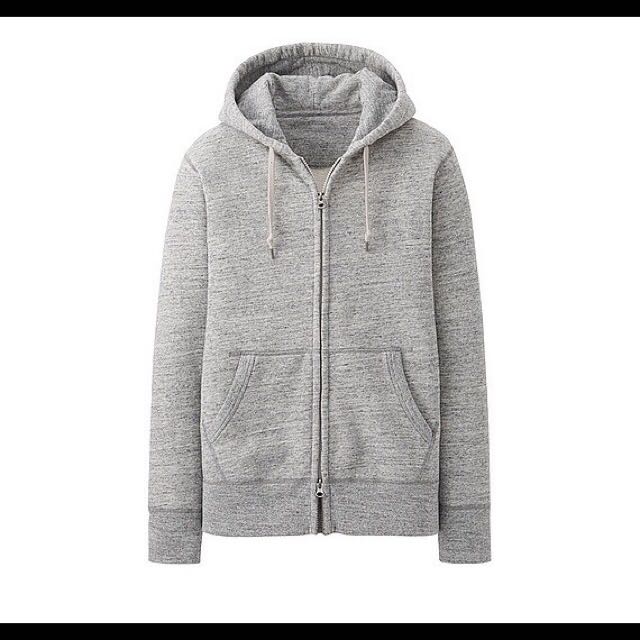 uniqlo gray hoodie