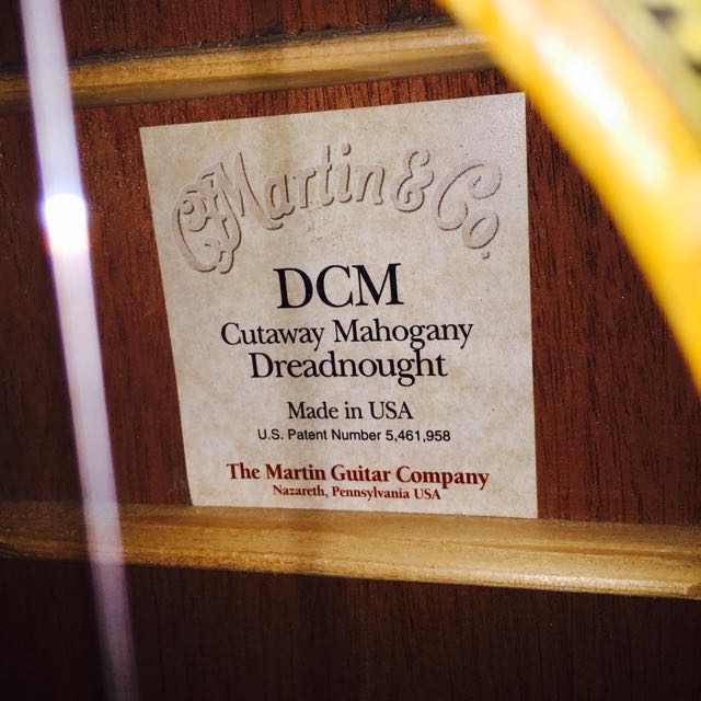 Martin dcm cutaway mahogany dreadnought sale
