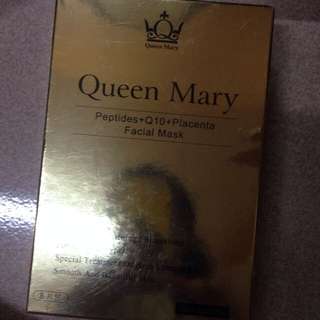 Queen Mary 安瓶 銀色8隻、桃色5隻，九胜肽凍齡面膜一盒