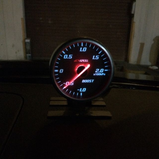 Apexi Turbo boost gauge (used), Cars on Carousell