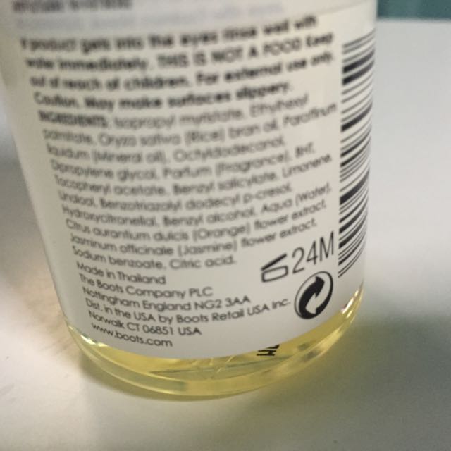 Brand New Boots Massage Oil Orange Blossom & Jasmine, Beauty