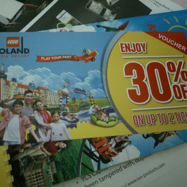 Legoland Voucher, Tickets & Vouchers, Vouchers on Carousell