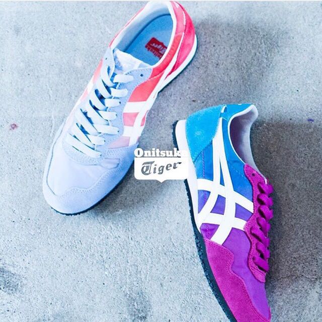Onitsuka Tiger Serrano Women s Red Blue Limited Stock In Japan