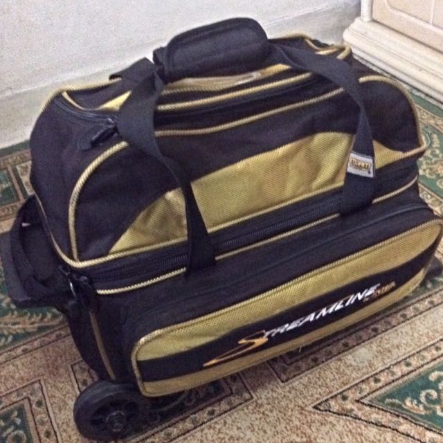 Sac De Bowling Storm Streamline - 2 Boules - Roulettes - Noir