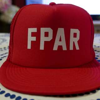 FPAR Red Mesh Trucker Hat