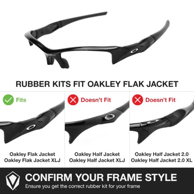 MaxGrip® Rubber Kit for Oakley Flak Jacket