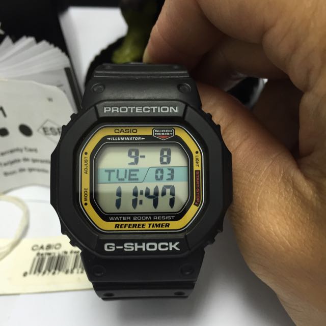 Casio Referee Timer DW56RT, Mobile Phones & Gadgets, Wearables & Smart Watches on Carousell