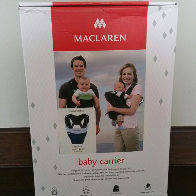 maclaren baby carrier