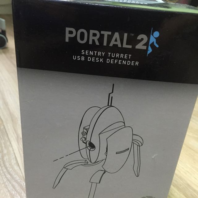 Portal 2 Sentry Turret Usb Desk Defender Toys Games On Carousell