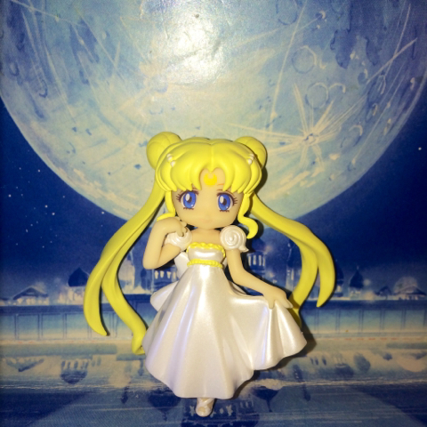 Lot De 5 Figurines Atsumete Sailor Moon En Cristal - Personnages Sailor Moon & Sailor Mercury, Occasion