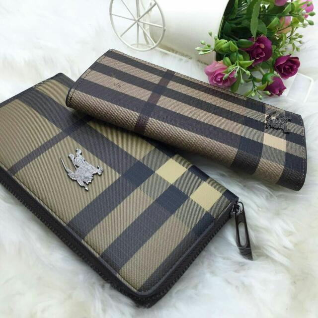 BURBERRY Couple Wallet Set
