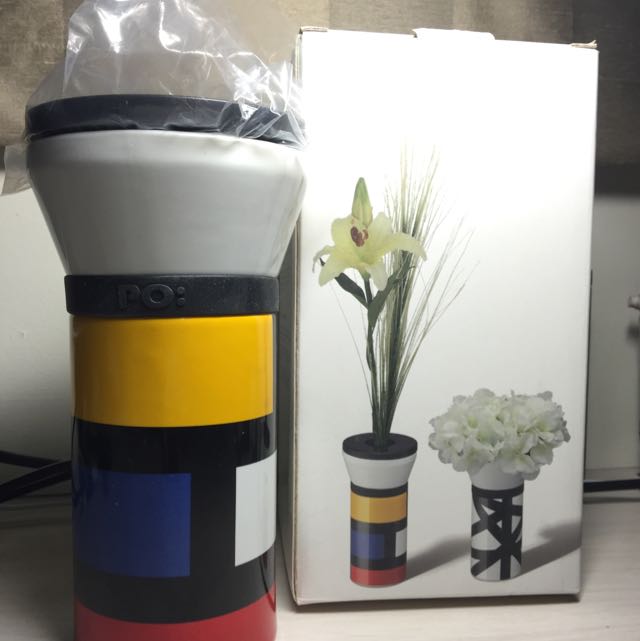 High End Designer Vase Piet Mondrian Po Design Ring Vase