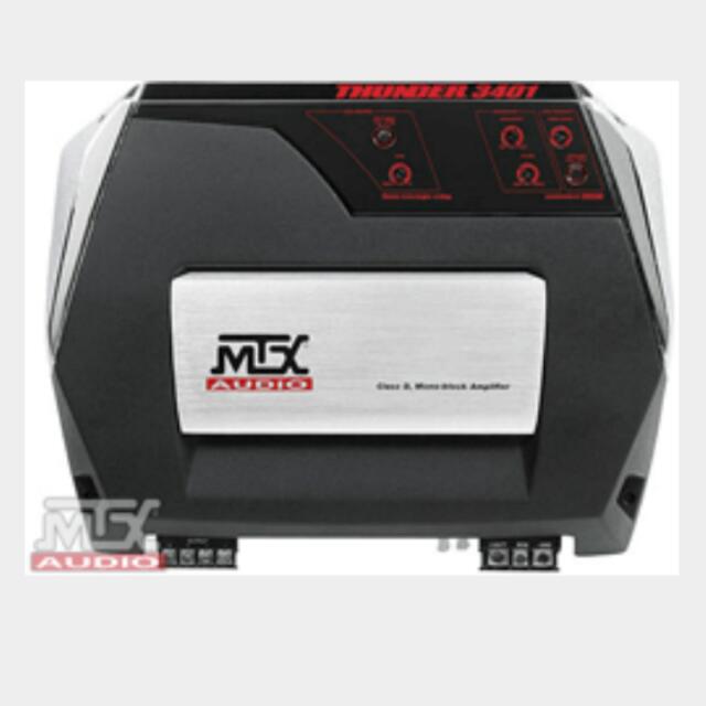 MTX Thunder 3401 Amplifier, Car Accessories on Carousell