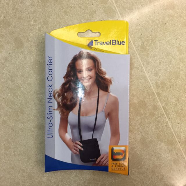 Travel blue ultra store slim neck carrier