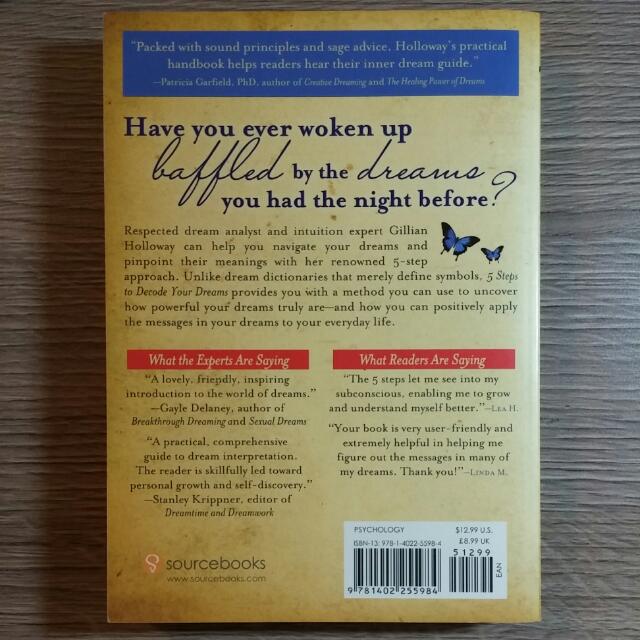FIVE STEPS TO DECODE YOUR DREAMS, Hobbies & Toys, Books & Magazines ...