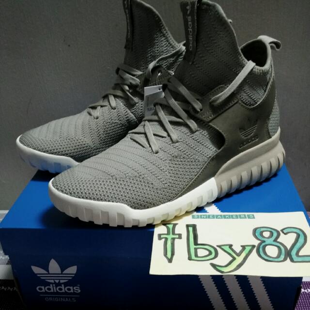 tubular x knit white