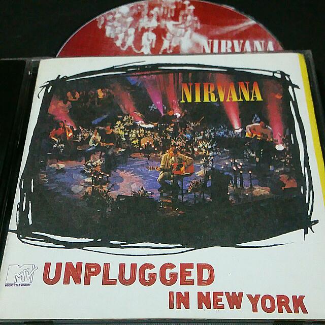 Wallpaper Nirvana Unplugged In New York Cd Grunge Music Media On Carousell For iPhone