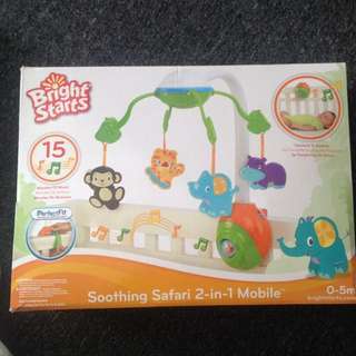 Bright Starts Soothing Safari 2 In 1 Mobile