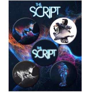 The Script (No Sound Without Silence) Badge Set