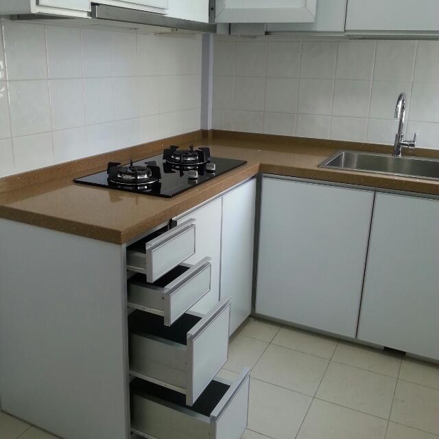 Aluminium Kitchen Cabinet, Furniture on Carousell
