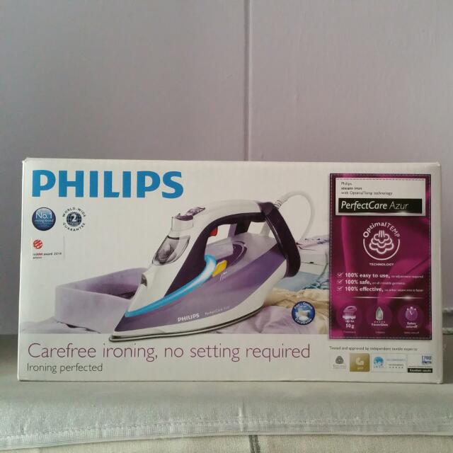 philips steam iron optimal temp