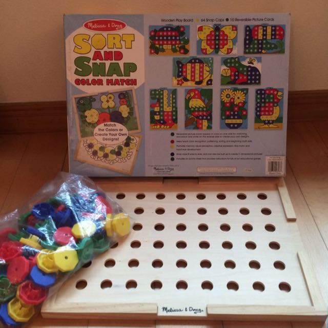Melissa and doug deals sort and snap