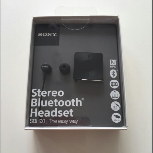 NEW Stereo Bluetooth Headset SBH20 SONY , Computers & Tech, Parts