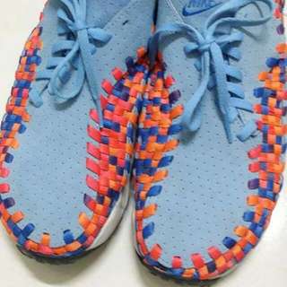 AIR FOOTSCAPE WOVEN MOTION 彩虹藍 編織側綁