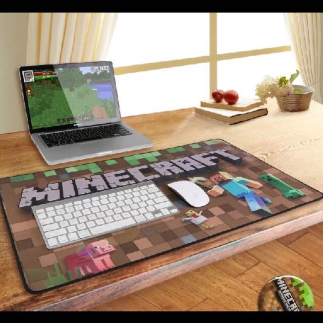 Minecraft Extra Large Mouse Pad Mouse Mat Toys Games On Carousell