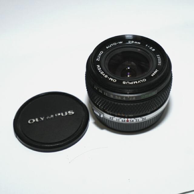 Objectif Olympus OM-System G.Zuiko Auto-W 28mm f/3.5 - Photo, audio & vidéo