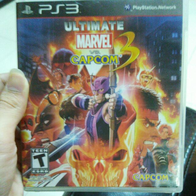 Ps3 Ultimate Marvel Vs Capcom 3 Toys Games On Carousell